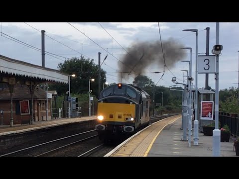 Rail Operations Group 37608 ERUPTS into Manningtree with 0P37