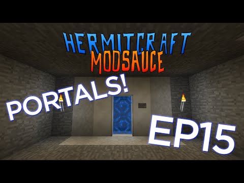 Minecraft - Modsauce EP15 - New Portals! Tutorial?
