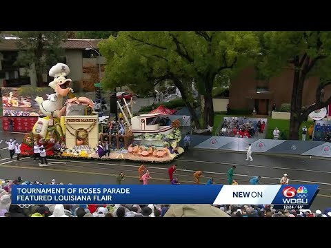 Louisiana tourism shines with float in Rose Parade