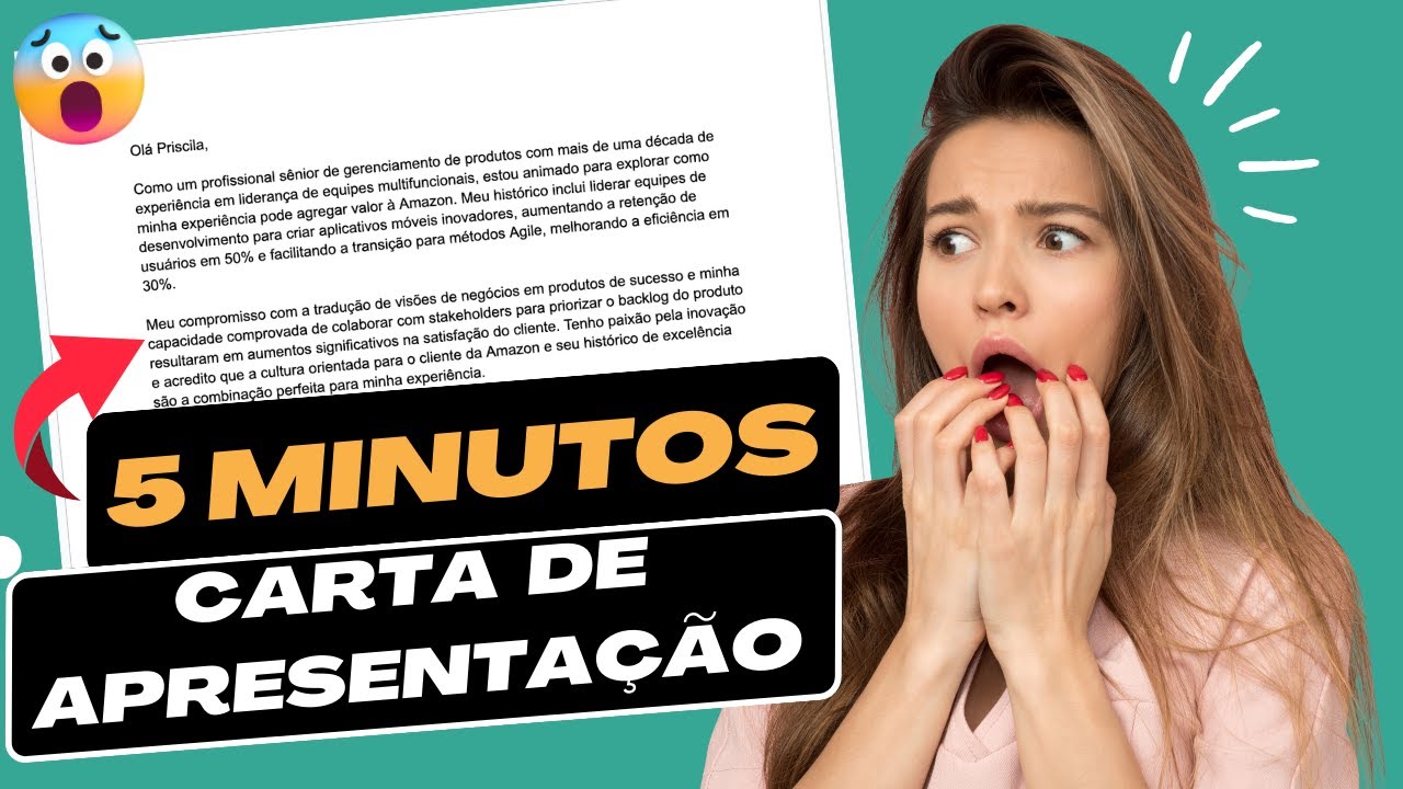 A carta de apresentação PERFEITA em 5 MINUTOS ou menos - MELHORES exemplos e modelos com ChatGPT