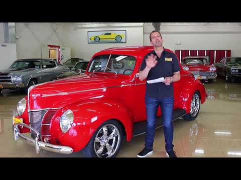 1940 Ford Coupe for sale with test drive, driving sounds, and walk through video