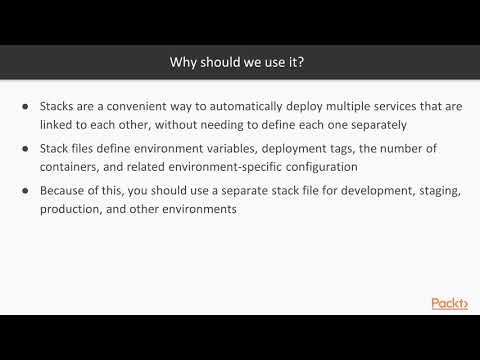 Docker Swarm What is Docker Stack | packtpub com