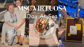 What REALLY Happens on a Sea Day on MSC Virtuosa? Robot Bar, Mexican restaurant & Carousel 🚢