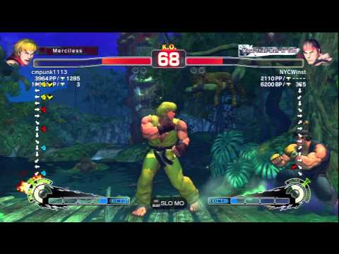 cmpunk1113 (Ken) Vs NYCWinst (Ryu) SSF4 AE Ranked Matches - PSN