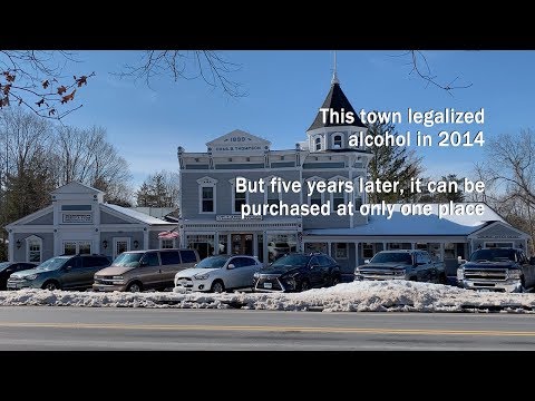 This town legalized alcohol in 2014. But five years later, it can be purchased at only one place Video
