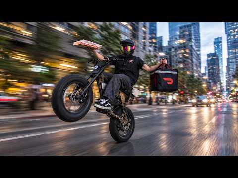 I Door Dashed on a Street Legal E-bike For 3 Days ...