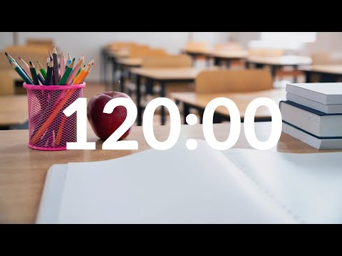 📝School Exams Ambience 📚120 min Ambient Exam Hall Sounds Timer - 2 Hour of the real exam room sound