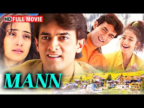 Aamir Khan Iconic 90s Romance 💖 | Mann (1999) Full Movie HD | Manisha Koirala