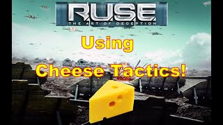 R.U.S.E - Using Cheese Tactics To Win: Ruse Multiplayer Gameplay! (2 vs 2)