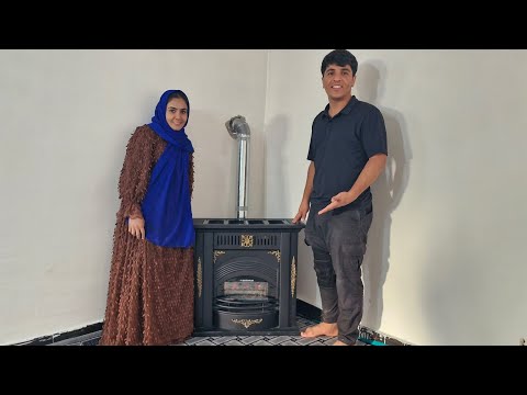 Installing an amazing heater to design a beautiful house by Hossein and Fereshteh
