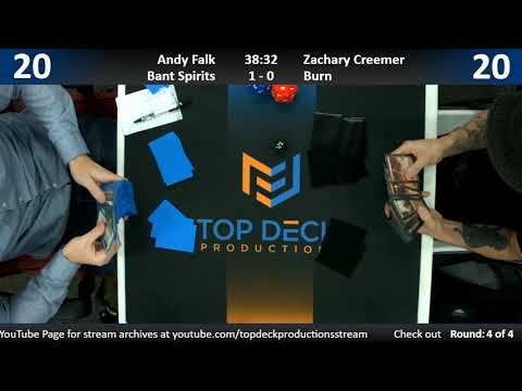 Modern w/ Commentary 9/18/18 - Andy Falk (Bant Spirits) vs Zach Creemer (Burn)