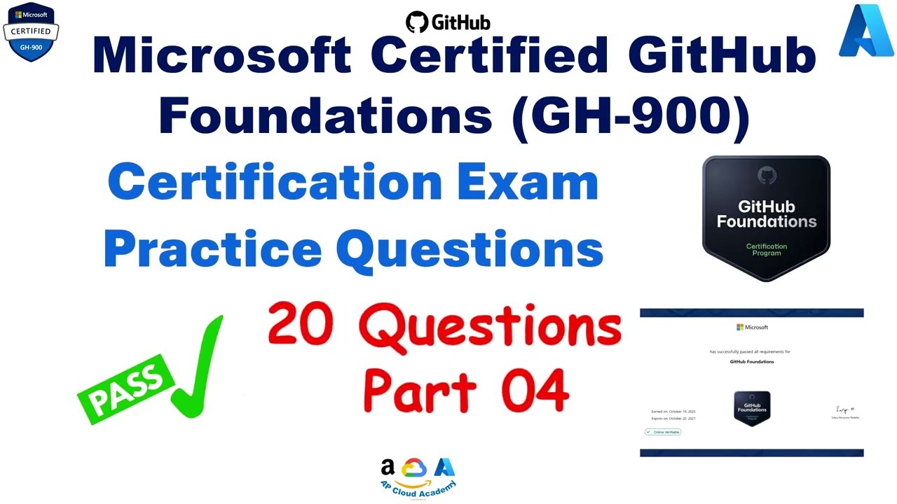 GH 900 GitHub Foundations Part 04