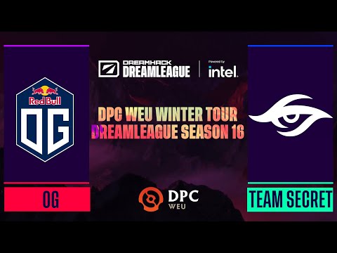 Dota2 - Team Secret vs. OG - Game 2 - DPC WEU Winter Tour - DreamLeague Season 16