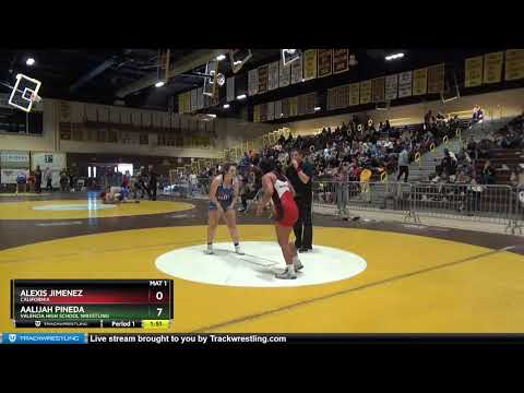 152 Lbs Round 3 - Alexis Jimenez, California Vs Aalijah Pineda, Valencia High School Wrestling Db4