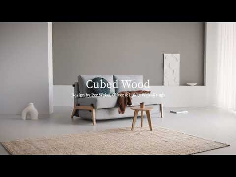 Cubed Sofa Bed with Wood Legs - from Innovation Living