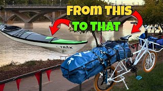 This 16' Touring Kayak Fit On My Bike | Trak 2.0