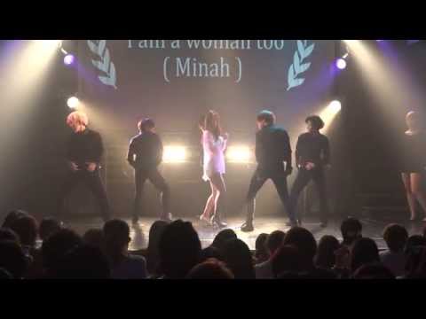 Haruka from Agirls　Cover Dance「Minah - I am a woman too」　K sonic vol.4  2015.08.08