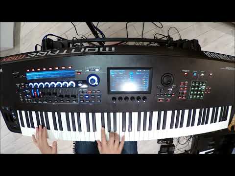 YAMAHA Montage M8X - FM-X DX7 Electric Piano (warning, too much '80 vibe :)