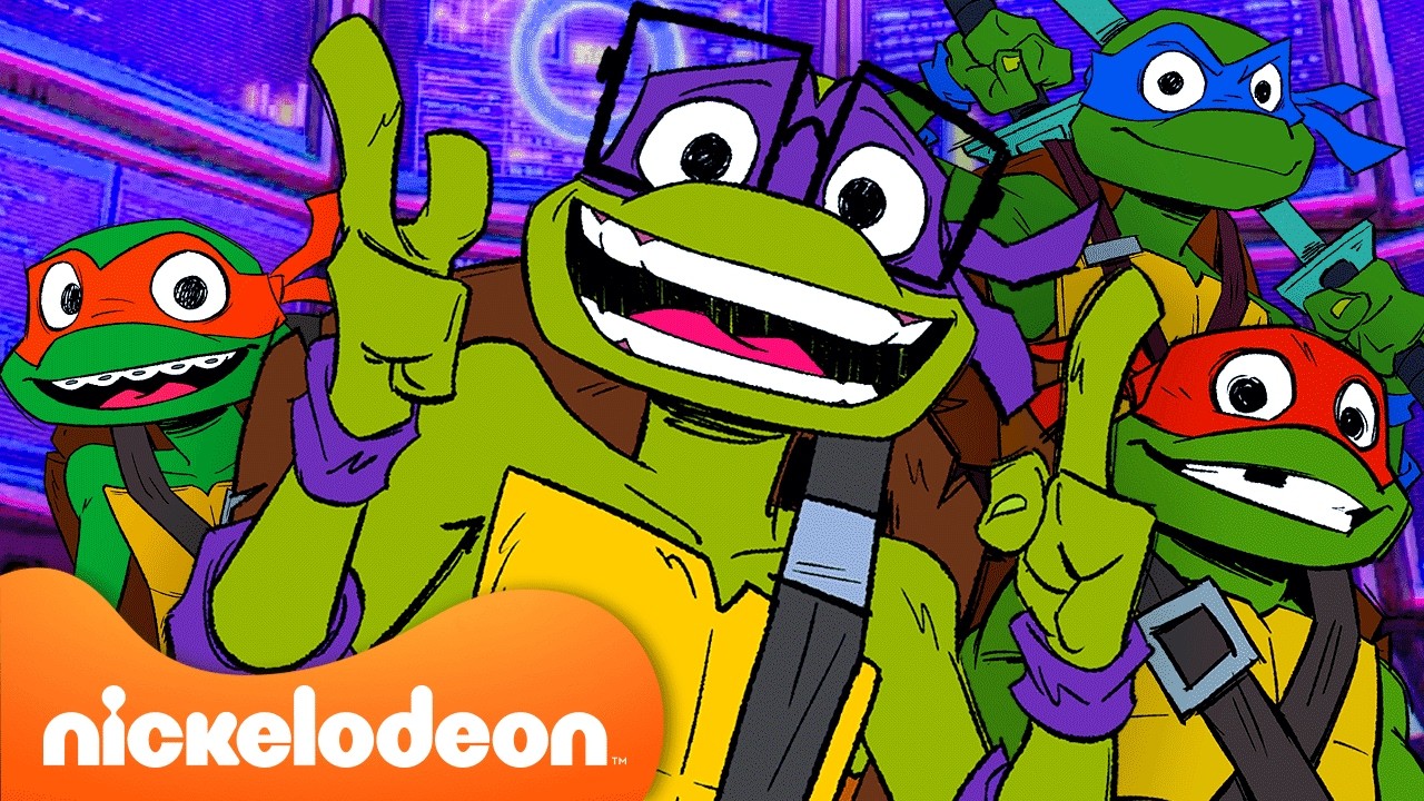 TMNT | 30 menit pertarungan dan penemuan terbaik Donnie! 🤖 | Nickelodeon Bahasa