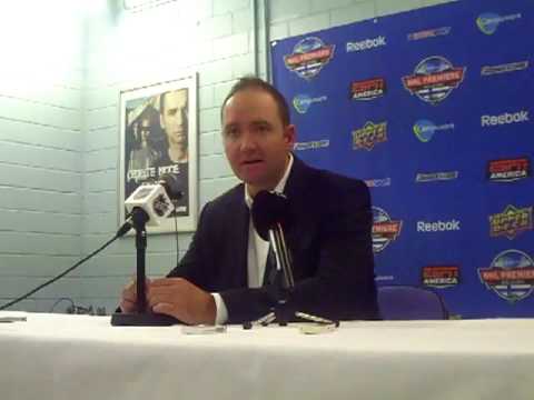 Pete DeBoer, Chicago Postgame 10/2/09