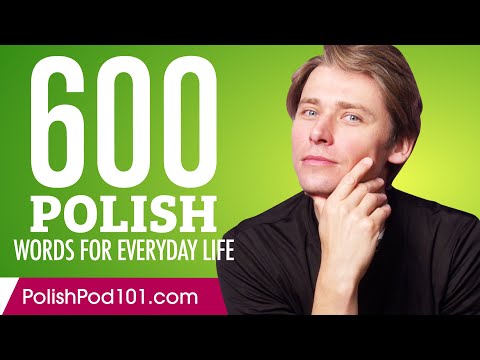 600 Polish Words for Everyday Life - Basic Vocabulary #30