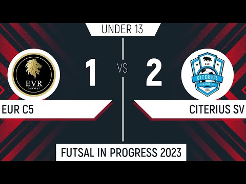 Futsal In Progress 2023 - Under13 - Finale 5°/6°- Eur C5 VS Citerius San Valentino [1 - 2]