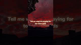 A$AP rocky - too many Gods (lyric video)