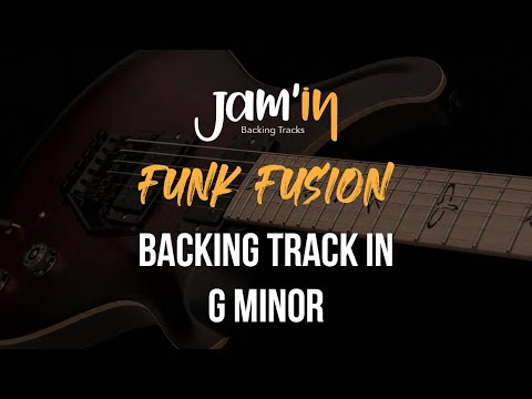 Funk Fusion Guitar Backing Track in G Minor