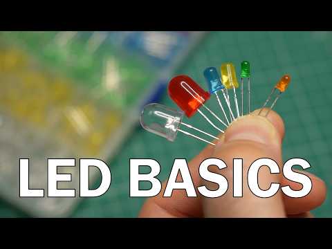 How to use LEDs in a circuit (tutorial for beginners)