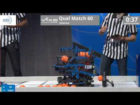 VEX Worlds 2016 - VEXIQ Middle School - Science - Qual 60 (59 10267) 100