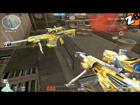 Crossfire 2.0 : Barrett Iron Shark Noble Gold - Hero Mode X -  Tiền Zombie v4
