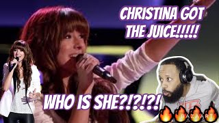 FIRST TIME HEARING CHRISTINA GRIMMIE - &quot;WREKINGBALL&quot; ON THE VOICE BLIND AUDITION | OMG REACTION!!