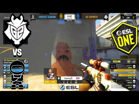 G2 vs C0ntact - ESL One MAJOR: Road to Rio - BEST MOMENTS | CSGO