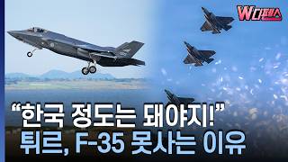 [W디펜스] "한국 정도는 돼야지!" 튀르, F-35 못사는 이유 / 머니투데이방송
