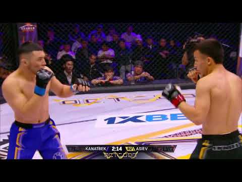 Bekzat Kanatbek  vs Ilzat Asiev 2-Round  #octagon #octagonleague #ufc 