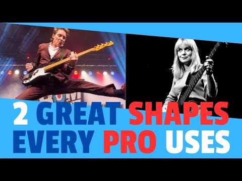 Two Great Shapes to HELP YOU PLAY Bass Like a PRO (#56)