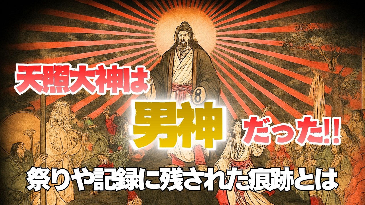 天照大神は本当は女神ではなく男神だった！！隠せない数々の証拠が示す痕跡とは