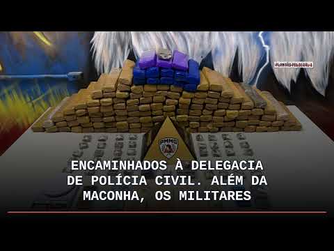 Operação contra o tráfico termina com quatro presos e 141 barras de maconha apreendidas em Sant