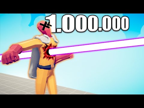 1.000.000 DAMAGE LASER GUN 1 vs 1 TOURNAMENT - TABS | Totally Accurate Battle Simulator 2023