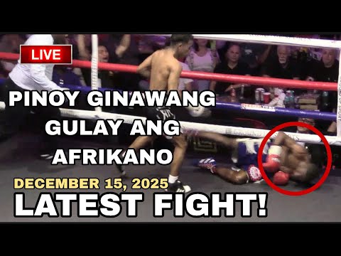 LATEST FIGHT! DECEMBER 15, 2025 l PINOY pina-tihaya ang ginawang gulay ang Afrikano sa South Africa