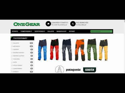 Onegearilta kaikki ulkoilusta kalastukseen