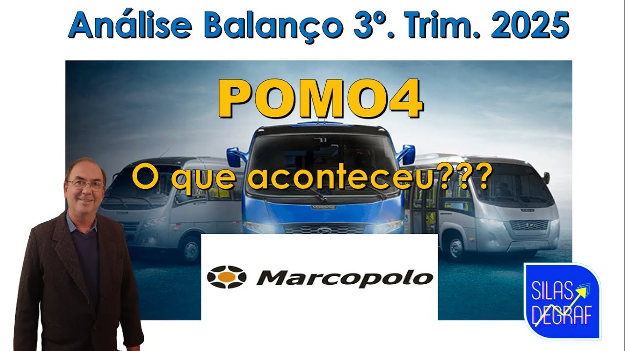 POMO4 - MARCOPOLO S/A. ANÁLISE FUNDAMENTALISTA BÁSICA. PROF. SILAS DEGRAF. 3o. TRIM. 2025