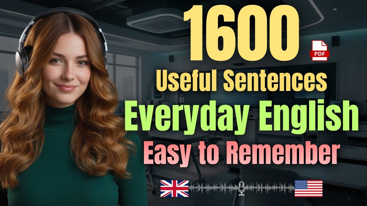 1600 Sentences for Everyday English Conversation Practice