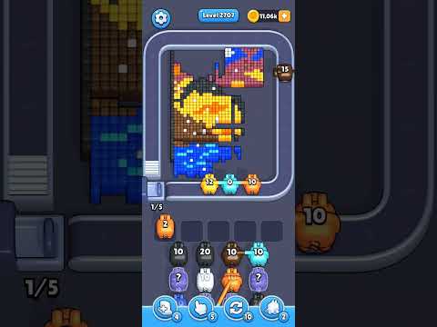 Pixel Flow Level 2707 Walkthrough