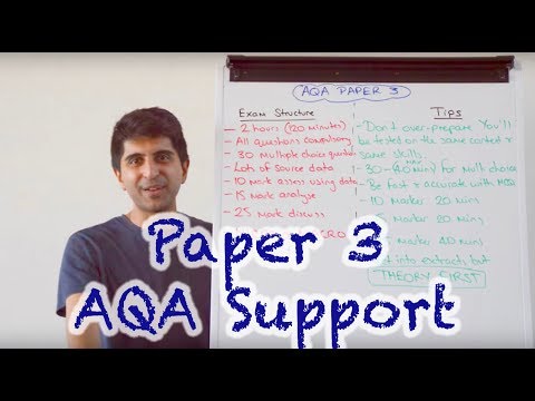 AQA A Level Economics - Paper 3 - Tips & Guidance