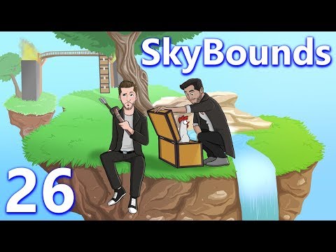 Minecraft:  SkyBounds w/ CaptainSparklez - Ep 26 - RACING ACROSS THE WARZONE