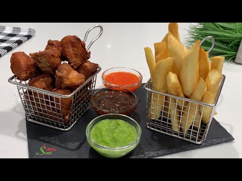 Cook The Most Popular & Delicious Ghanaian Street Food, Yele Ke Tsofi/Chofi,Fried Yams & Turkey Tail