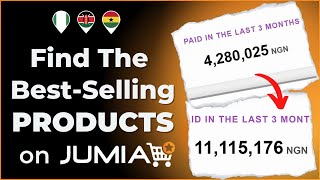 Which Product Sells MOST on Jumia? NEW TOOL Help Reveal 3 Best Selling Products on Jumia in 2023