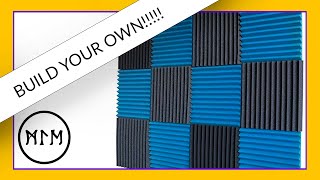 DIY Acoustic Panels Low Profile & High Performance for Home Office or Home Studio