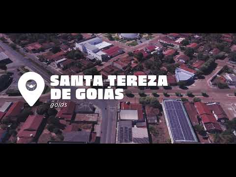 Santa Tereza de Goiás/GO e a BR-153 vista por um drone